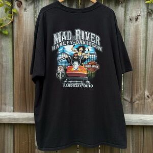 Harley Davidson Mad River Sandusky Ohio T Shirt